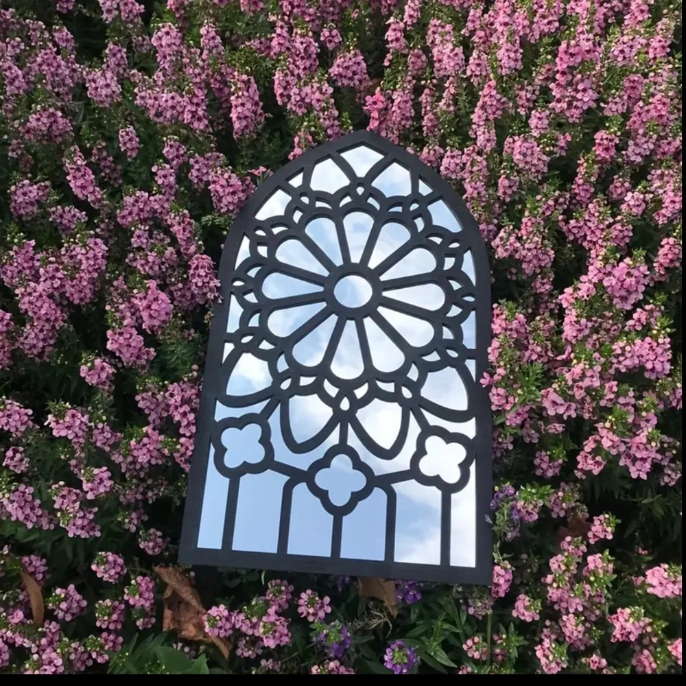 NEW! Cathedral Style Wall Hanging Mirror with Pie Slices!